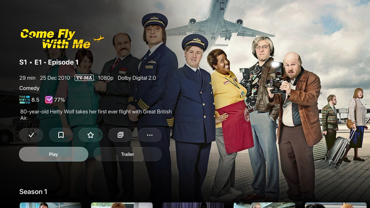 Come Fly with Me in a personal library — 1080p, Dolby Digital 2.0